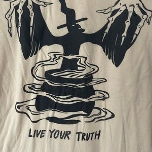 Live your truth Witchy shirt Bella + Canvas printed shirt Size XS